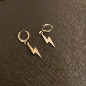 Lightning bolt earrings